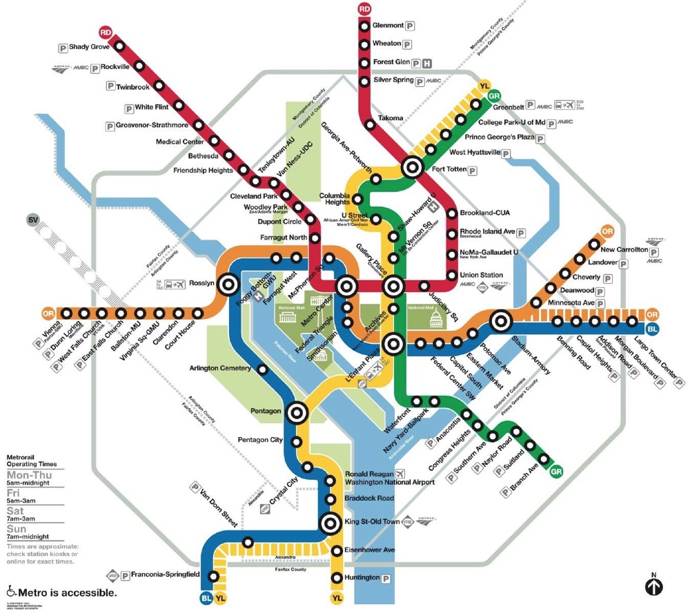  https://www.wmata.com/schedules/maps/index.cfm (Color System Map) 